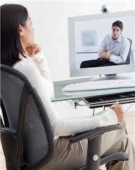 Image of online counselling session.